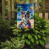 Australian Shepherd Summer Beach Time Garden Flag Mailbox Flag Decorative Yard Flag Banner Outside Patio Artwork Yard Flower Beds, Garden Size