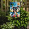 Black and Tan Chihuahua Summer Beach Time Garden Flag Mailbox Flag Decorative Yard Flag Banner Outside Patio Artwork Yard Flower Beds, Garden Size