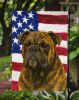 Brindle English Bulldog American Flag Garden Flag Mailbox Flag Decorative Yard Flag Banner Outside Patio Artwork Yard Flower Beds, Garden Size
