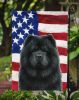 Black Chow Chow American Flag Garden Flag Mailbox Flag Decorative Yard Flag Banner Outside Patio Artwork Yard Flower Beds, Garden Size, Multicolor