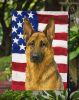 Sable German Shepherd American Flag Garden Flag Mailbox Flag Decorative Yard Flag Banner Outside Patio Artwork Yard Flower Beds, Garden Size