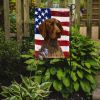 Roan German Shorthaired Pointer American Flag Garden Flag Mailbox Flag Decorative Yard Flag Banner Outside Patio Artwork Yard Flower Beds, Garden Size