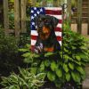 Rottweiler American Flag Garden Flag Mailbox Flag Decorative Yard Flag Banner Outside Patio Artwork Yard Flower Beds, Garden Size, Multicolor