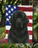 Black Newfoundland American Flag Garden Flag Mailbox Flag Decorative Yard Flag Banner Outside Patio Artwork Yard Flower Beds, Garden Size, Multicolor