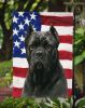 Black Cane Corso American Flag Garden Flag Mailbox Flag Decorative Yard Flag Banner Outside Patio Artwork Yard Flower Beds, Garden Size, Multicolor