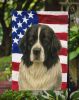 Landseer Newfoundland American Flag Garden Flag Mailbox Flag Decorative Yard Flag Banner Outside Patio Artwork Yard Flower Beds, Garden Size