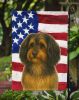 Sable Havanese American Flag Garden Flag Mailbox Flag Decorative Yard Flag Banner Outside Patio Artwork Yard Flower Beds, Garden Size, Multicolor
