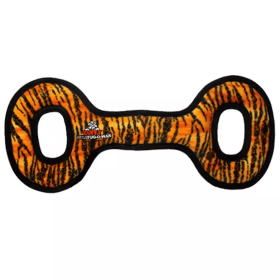 Tuffy Mega Tug Oval (Color: Orange & Black, Size: Mega)