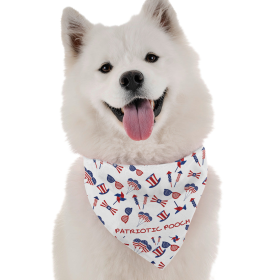 Patriotic Pooch (Size: 18" X 18")