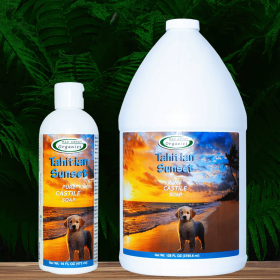 Tahitian Sunset Castile Soap Formulated for Dogs (Size: 16oz)