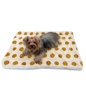 Ultra Plush Happy Face Blanket (Size: L)