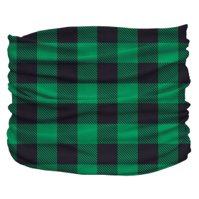 Buffalo Plaid Pup Scruff (Color: Green, Size: Teeny)