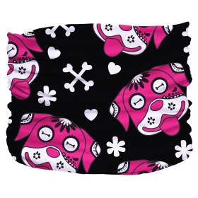 Day of the Dog Pup Scruff (Color: Black,Pink,White, Size: Teeny)