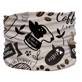 Caffeinated Canine Pup Scruff (Color: Beige, Size: Teeny)