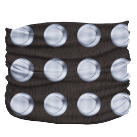 The Stud Pup Scruff (Color: Black,Silver, Size: Teeny)