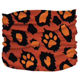 Leopawd Skin Pup Scruff (Color: Orange, Size: Teeny)