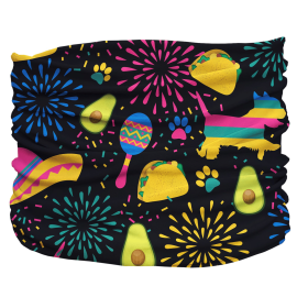 Taco Pawty Pup Scruff (Color: Black,Pink,Yellow, Size: Teeny)