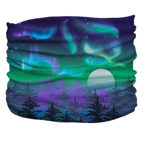 Northern Lights Pup Scruff (Color: Blue,Green,Purple, Size: Teeny)