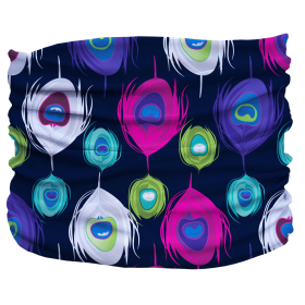 Peacock Splash Pup Scruff (Color: Multi, Size: Teeny)
