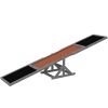 PawHut Wooden Dog Agility Seesaw for Training and Exercise, Weather Resistant