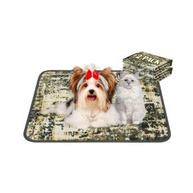 Qeils Washable Pee Pads for Dogs, 2 Pack Reusable Puppy Pads 36"x41" Super Absorbent Leakproof Dog Training Pads, Non-Slip Potty Pads for Floor, Crate (Size: 18"*24"(Pack of 2))