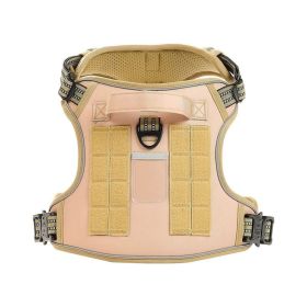 Adjustable Pet Vest Dog Harness for Large Dogs for Use Outdoor (Type: Pet Supplies, Color: Brown)