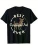 Best Chihuahua Dad Ever T-Shirt - 100% Cotton, Funny Father's Day Gift for Dog Lovers, Casual Black Short Sleeve