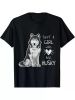 Just A Girl Who Loves Her Husky Dog Puppy Love Gift Unisex T-Shirt, All-Seson, 2025