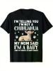 Cute Chihuahua Art For Women Mom Dog Breed Chihuahua Lovers T-Shirt