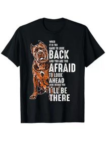 Cane Corso Dog Lover Italian-Inspired Black T-Shirt - 100% Cotton, Comfort Fit with (Color: Black, size: XL)