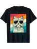 Retro Vintage Cairn Terrier with Sunglasses Dog Lovers Gift Unisex T-Shirt