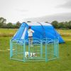 Dog Playpen Indoor 8 Panels Metal Dog Pen Pet Dog Fence Outdoor Exercise Pen with Doors