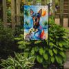 Doberman Pinscher Summer Beach Time Garden Flag Mailbox Decorative Yard Banner Outside Patio Artwork for Flower Beds, Garden Size, Multicolor